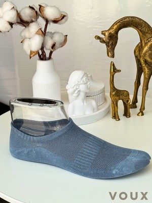 Voux Bambu Dikişsiz Çok Renkli Erkek Babet Çorap 6 'lı