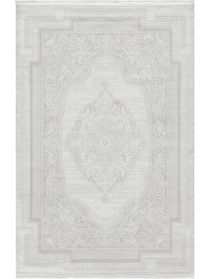 Seyran Halı Viyana Beyaz Halı Akrilik Halı Yumuşak Dokulu Salon Oturma Odası Yatak Odası Halısı 2311