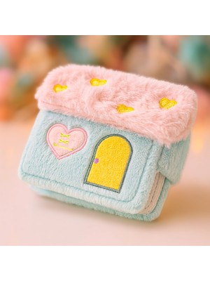 Nobbystar 60 Fotoğraf Kapasiteli Pembe Instax Peluş Polakart Fotoğraf Albümü