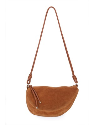 Alessia Bag Clara Hakiki Deri Düğümlü Askılı Omuz Çantası