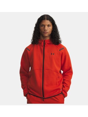 Under Armour Erkek UA Unstoppable Fleece Tam Fermuarlı HD EU Sweatshirt