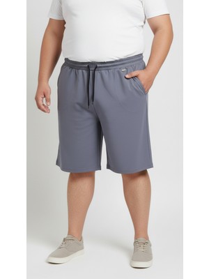 Balkonda Şort Bermuda Cepli Battal & Regular Kalıp Pamuklu Bol Kesim Esnek