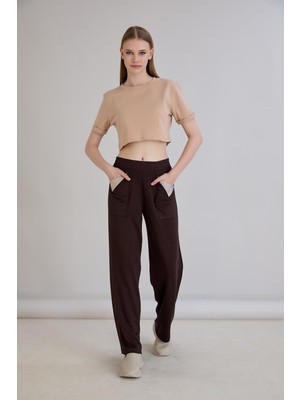 Sortie Collection Cepleri Deri Garnili Eşofmanaltı