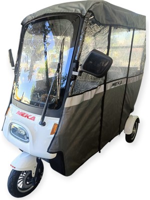 3 Tekerlekli Elektrikli Modellere Uyumlu Branda (Meka Bus-Pro)