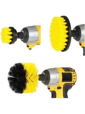 Çılgın Tahtakale Matkap Ucuna Takılan Temizlik Fırça Seti