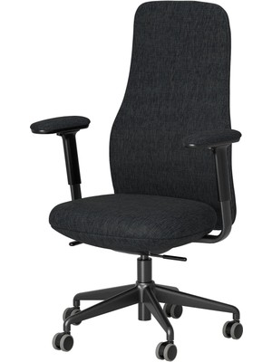IKEA Grönfjall Çalışma Sandalyesi Letafors Gri Siyah