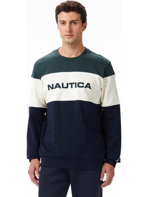 Nautica Erkek Yeşil Classic Fit Sweatshirt K57082T.3YG