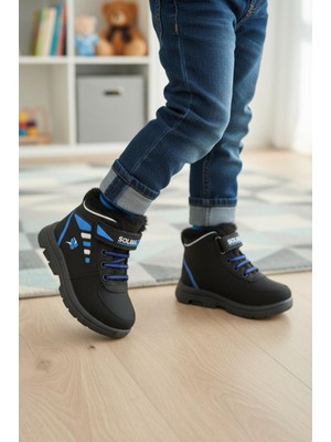 Oksit Solly Içi Kürklü Fermuarlı Bantlı Unisex Çocuk Bot