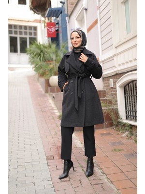 Kadeem Giyim Mevira Moscov Kaşe Kaban - 7004