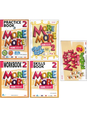 Kurmay Yayınları Kurmay Elt More And More 2.sınıf Practice Book+Work Book +Craft Book+Readers+Skılls Book (5 Li Set)