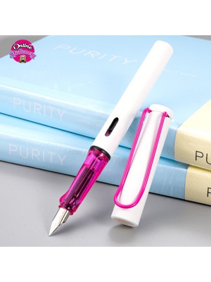 Polin Chren 3882 Dolma Kalem, Ef Uç, Şık Beyaz Gövde, 3 Renk Seçeneği