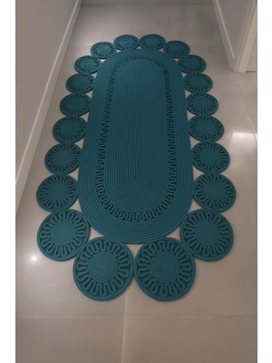 MaVaux Marguerite Özel Tasarım Hasır Jüt Kilim – Koridor, Antre ve Salon Halısı Yolluk