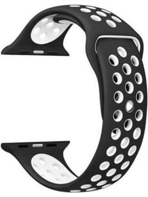 Adige Apple Watch 11 46MM Kordon Kayış Silikon Delikli Soft