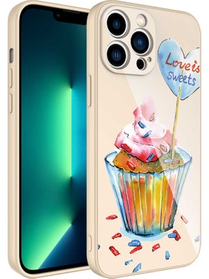 iPhone 12 Pro Kılıf Kamera Korumalı Desenli Sert Silikon Aden Epoksi Kapak-No8