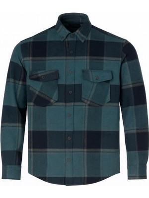 Fabio Cassani Erkek Kışlık Hakiki Oduncu Gömleği - 7404