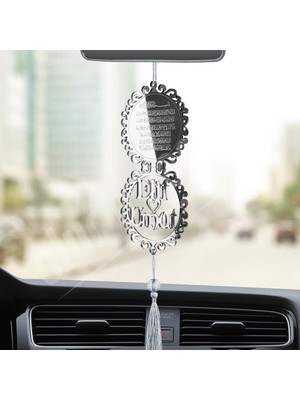 Olur O Zaman Kişiye Özel Besmele Ayetel Kürsi Pleksi Araba Dikiz Aynası Süsü