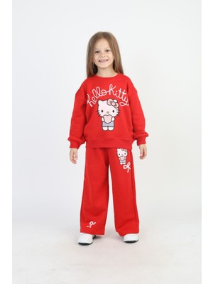Lilnest Hello Kitty Pamuklu Eşofman Takımı