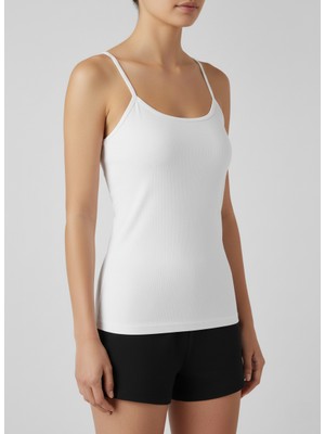 Balkonda Kadın Atlet 6'lı Ekonomik Paket İp Askılı Pamuklu Esnek - Ceylanoğlu