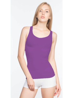 Kapsulavm Mor Mı Emay 5015 Kalın Askılı Atlet Korse