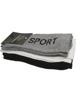 Kapsulavm Fabbrica Sport Pamuklu Likralı Erkek Çorap Adet