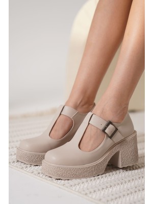 Trendella Mathilda Kadın Bej Günlük Ayakkabı