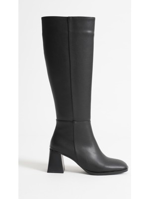 Trendella Arden Kadın Siyah Kışlık Çizme