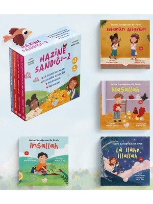 Puset Kitap Karavan Çocuk Hazine Sandığı 2 (4 Kitap) Aslıhan Cengiz 1 - 5 Yaş Masal & Öykü Karton Kapak