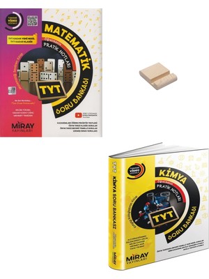 Miray Yayınları Miray Tyt Matematik ve Kimya Soru Bankası + Telefon Standı