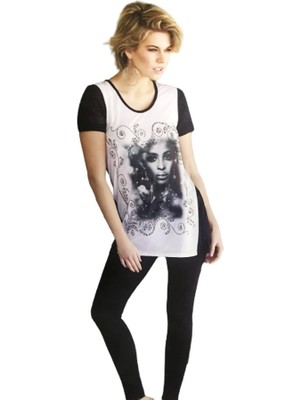 Kapsulavm Berrak Kadın Taşlı Tayt Takım 2673