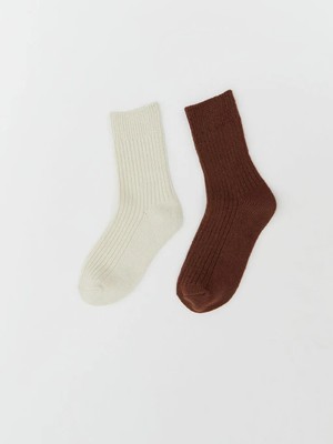 LC Waikiki Kadın Düz Soket Çorap 2'li  (W5)