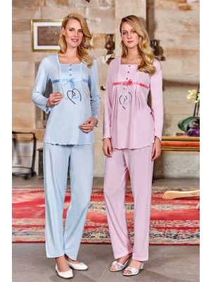 Kapsulavm Berrak Bayan Hamile Pijama Takımı 392