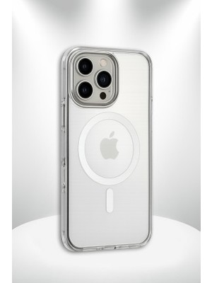 iPhone 16 Magsafe Destekli Darbe Emici Şeffaf Kılıf – Prestig