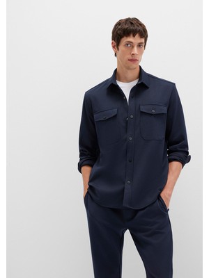 Mavi Mavi Black Lacivert Cepli Gömlek 0211729-86415