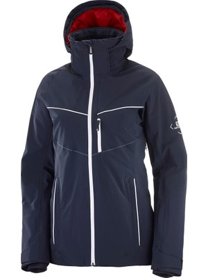 Salomon Brilliant Kadın Mavi Kayak Ceketi
