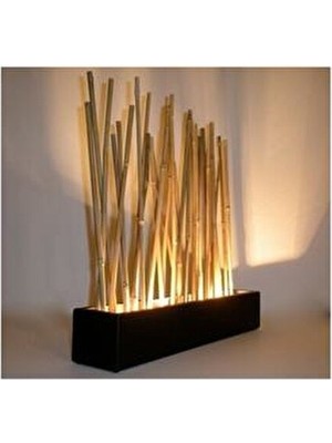 Bambu Çubuk 100 cm Dekoratif Kullanım İçin 10 Adet 28-30 mm İthal Bambu