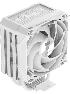 Dragos DIGITAL Isı Göstergeli 4 Isı Borulu 3000RPM 220W Intel & AMD Beyaz Kule Tipi CPU Soğutucu