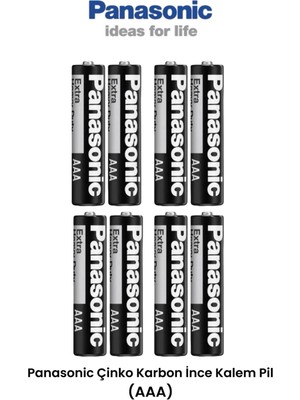 Panasonic Aaa Ince Kalem Pil 8 Adet Kumanda Lamba Pili