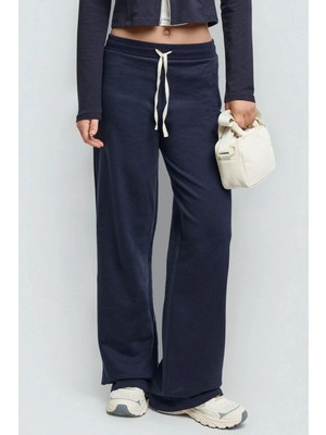 Hiccup Kadın Şardonlu Eşofman Altı Gece Mavisi