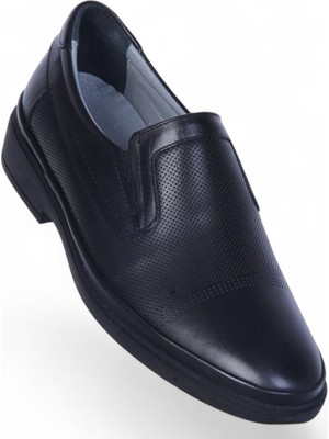 Baloğlu 72 Lz Siyah Kauçuk %100 Deri Erkek Klasik Ayakkabı