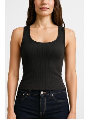 Kadın Göğüs Destekli Kaplı Atlet