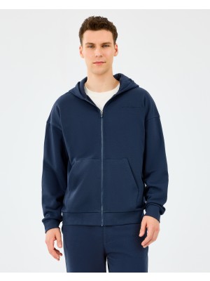 Skechers M Essential Full Zip Hoodie Sweatshirt Erkek Lacivert Sweatshirt S2610014-0505