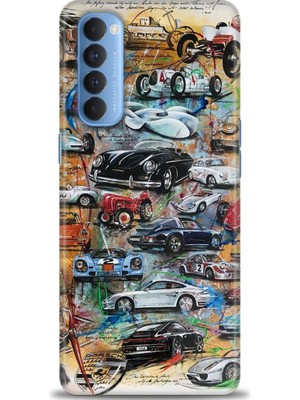 Oppo Reno 4 Pro Kılıf Hd Baskılı Kılıf + Seramik Tam Kaplayan Ekran Koruyucu 483