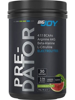 Bigjoy Sports Predator 510 gr Karpuz Aromalı 30 Servis Pre-Workout