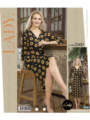 Nightlove Lady Lingerie Çiçekdesenli Elbise