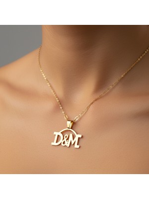 Tabitela 8 Ayar Altın Kolye Ucu D&m GM10984 0.5 gr