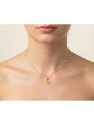 TabiTela 14 ayar altın kolye ucu D&H GM10908 1 gr