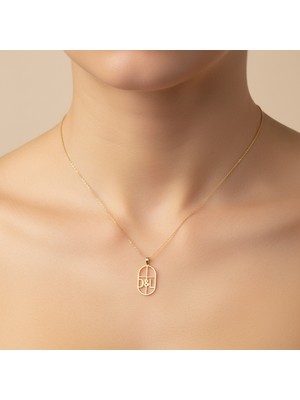 TabiTela 14 ayar altın kolye ucu D&L GM10963 1 gr