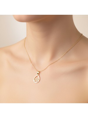 Tabitela 14 Ayar Altın Kolye Ucu D&n GM10996 0.5 gr