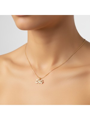 TabiTela 14 ayar altın kolye ucu D&G GM10866 1 gr