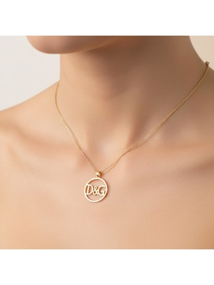 TabiTela 14 ayar altın kolye ucu D&G GM10867 1 gr